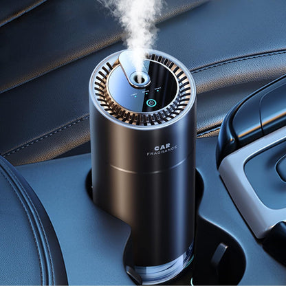 Smart Car Air Fresheners, New Smell Experience by Ultrasonic Mist, Auto On/Off, Powerful Built-In Battery, Natural Fragrance, Adjustable Car Freshener, Bamboo Scent